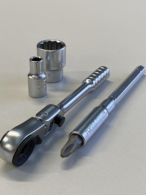 Тріскачка міні 1/4" з шарніром TOPTUL 60 зубців (ісп. з FTDF0810) CHEV0811 Одеса - фото 7