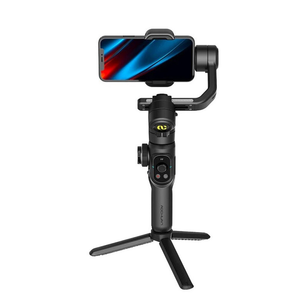 Триосьовий стабілізатор AOCHUAN Professional Gimbal Stabilizer for Smartphone SMART S2 Чорний (AOCHUAN-SMARTS2-B) Київ - фото 4