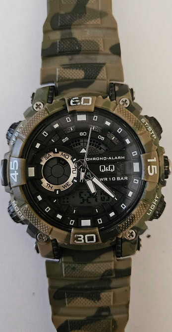 Чоловічий тактичний військовий годинник Q&Q. Харків - фото 6