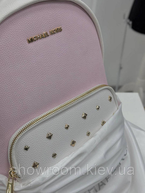 Жіночий брендовий рюкзак Michael Kors Erin white Lux Київ - фото 3
