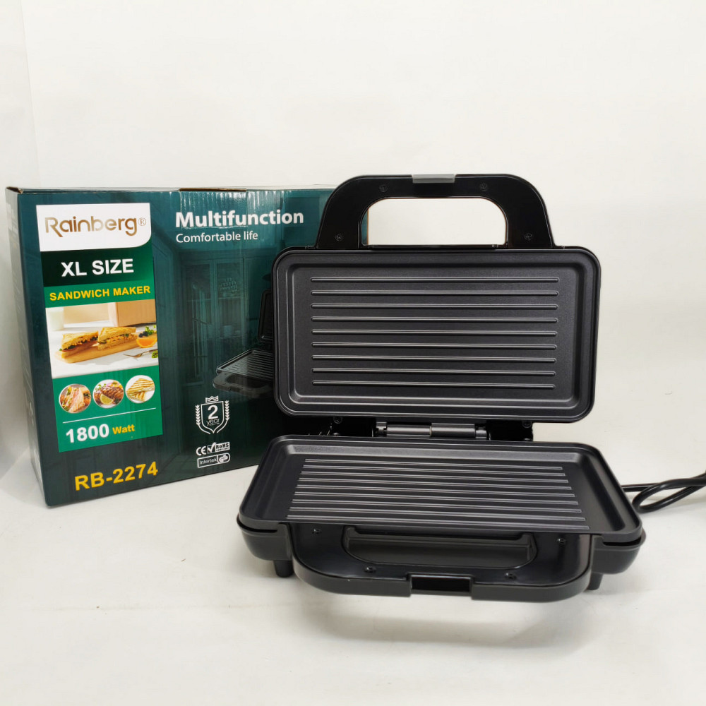 Гриль для приготування різних страв, Універсальний гриль для їжі, Бутербродниця побутова YE-25 Львів - фото 7