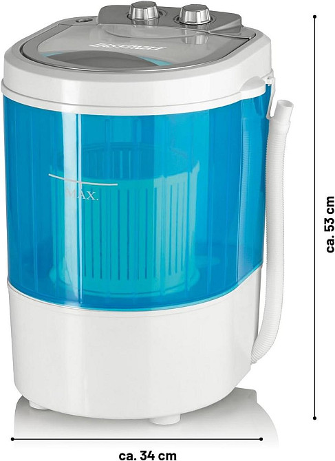УЦІНКА! Міні-пральна машина Easymaxx з віджимом 2,8 кг з Німеччини Уцінка Дніпро - фото 2
