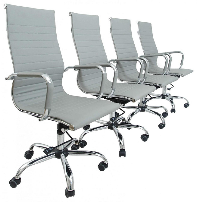 Офисное Кресло Руководителя Richman Bali Хром DeepTilt Серый Днепр - изображение 7