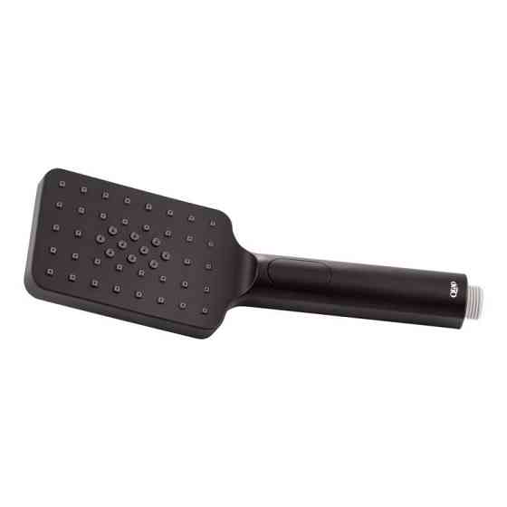 Лейка для ручного душа Qtap Rucni 120х80 мм прямоугольная QTRUCA121N3KBB Black Matt Харьков