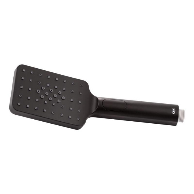 Лейка для ручного душа Qtap Rucni 120х80 мм прямоугольная QTRUCA121N3KBB Black Matt Харьков - изображение 1