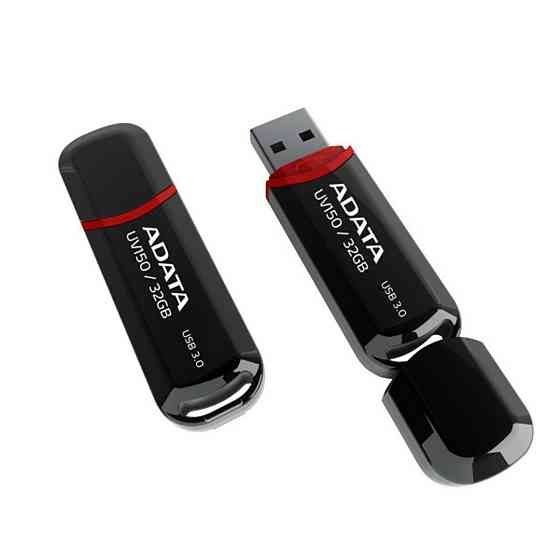 Flash A-DATA USB 3.2 UV150 32Gb Black Киев