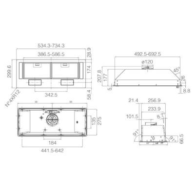 Витяжка кухонна Elica ERA BL/A/52 Вінниця - фото 6