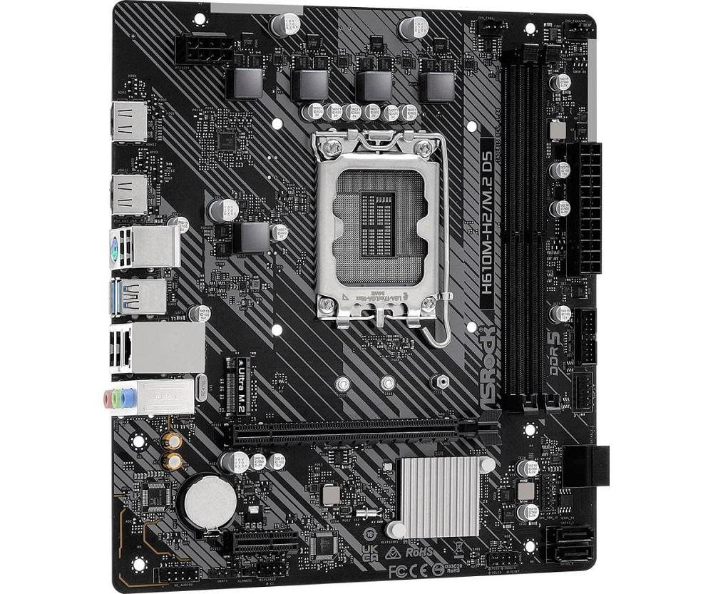 Материнська плата ASRock H610M-H2/M.2 D5 Socket 1700 ( Для настільного ПК ) Харків - фото 3