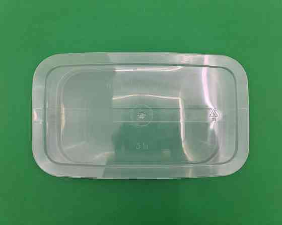 Ведро прямоугольное  с крышкой 3.1 л, прозрачное (1 шт) Харьков