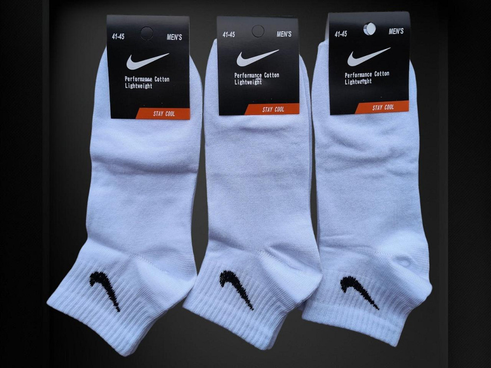 Набор мужских спортивных носков средней высоты. 3 штуки. Размер 41-45 Киев - изображение 1