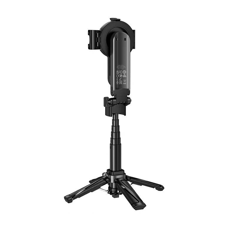 Селфи-монопод HOCO K27 Pro Magic mini live broadcast stand(pull clip+magnetic focusing version) Black Одесса - изображение 4
