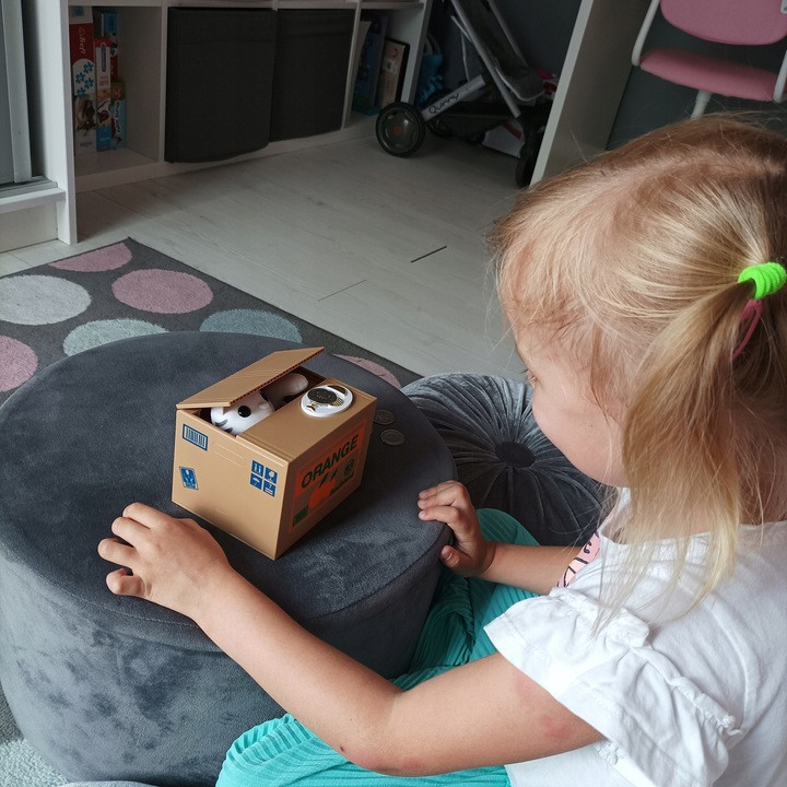 Копилка монетница на батарейках 