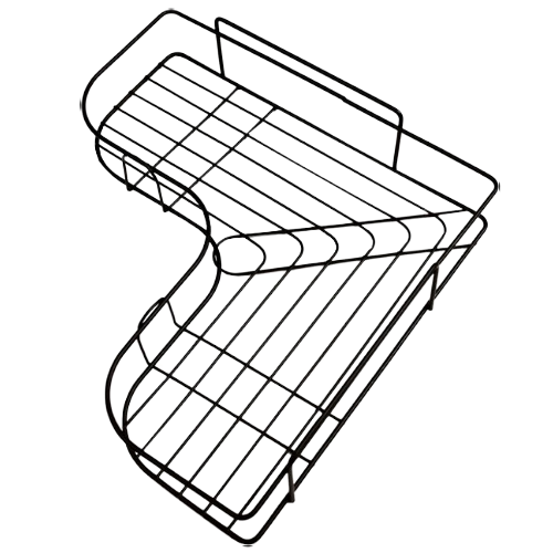 Полиця для ванної кімнати навісна трикутна метал Євроголд Житомир - изображение 2