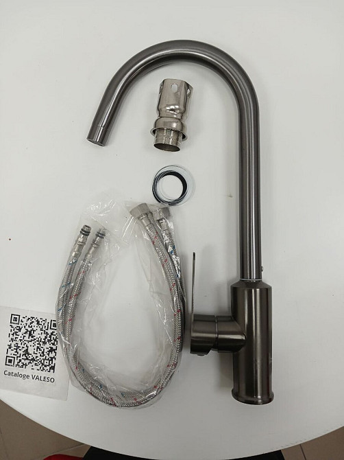 VALESO Кухонний змішувач VALESO TH36 PVD чорний Коломия - фото 2