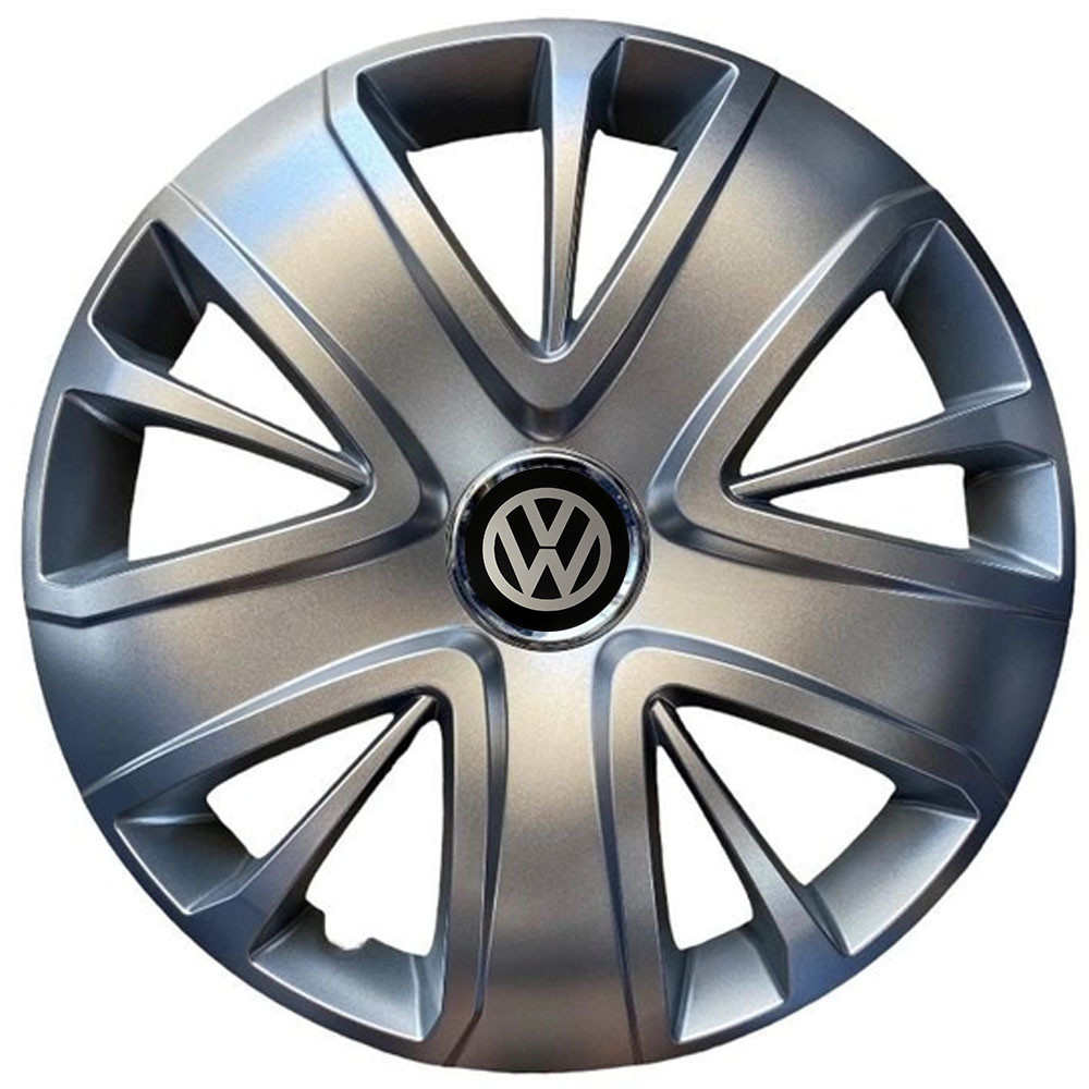 Автомобильные модельные колпаки R15 Volkswagen 341 4шт, SJS, серебряные Киев - изображение 1