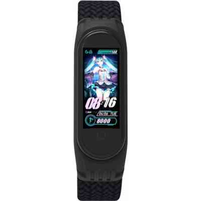 Ремінець до фітнес браслета Armorstandart Braided Solo Loop для Xiaomi Mi Band 4/5/6 Black size S (ARM59177) Вінниця