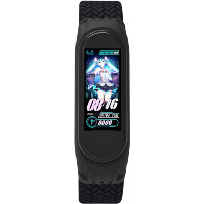 Ремінець до фітнес браслета Armorstandart Braided Solo Loop для Xiaomi Mi Band 4/5/6 Black size S (ARM59177) Вінниця - фото 2