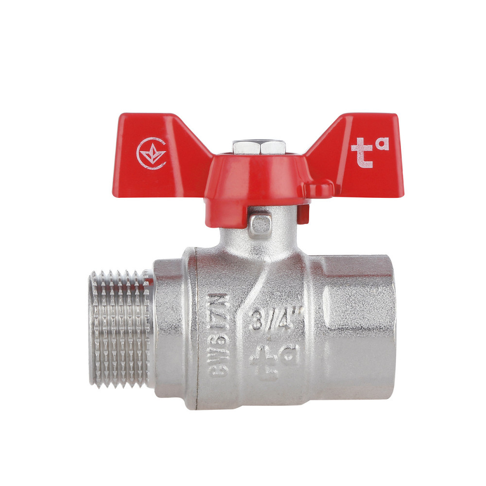 Кран кульовий Thermo Alliance Forte 3/4" ВЗ для води (метелик) SF607W20 Київ - фото 4