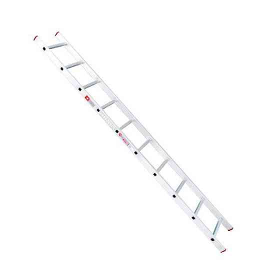 Драбина алюмінієва приставна, 10 сходів, 2,84 м, 150 кг INTERTOOL LT-0110 Київ