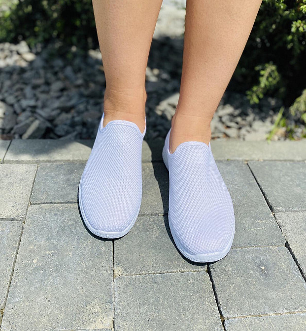 Oubaili Сліпони жіночі Oubaili 821 білі (весна-літо, сітка) (3960) лише 41р. Коломыя - изображение 2
