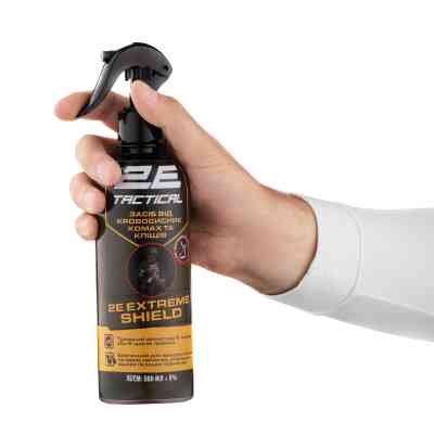 Спрей от насекомых 2E Tactical Extreme Shield От кровососущих насекомых и клещей Для обработки одежды и снаряжения 500 мл (2E-RPLNTPN05-500) Винница