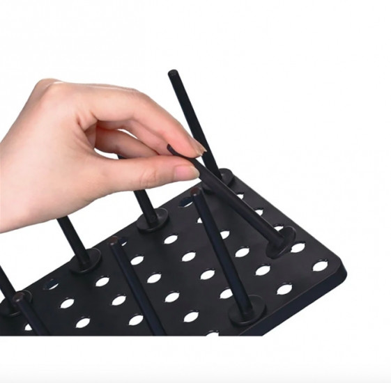 Органайзер для кришок та посуду телескопічний , Регульований Кухонний тримач для тарілок Вінниця - фото 2