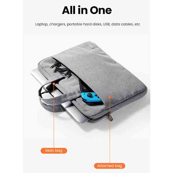 Сумка для ноутбука UGREEN LP437 Laptop Bag 15''-15.9'' (Gray)(UGR-30325) (UGR-30325) Киев