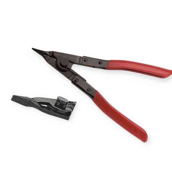 Съёмник глухих стопорных колец с прямыми плоскими губками 215мм Мукачево