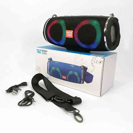 Універсальна колонка для дому та вулиці TG642, Портативна колонка з led підсвічуванням BN-78 Івано-Франківськ