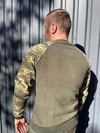 Тактический мужской флисовый свитер (Олива-пиксель) 5XL Винница