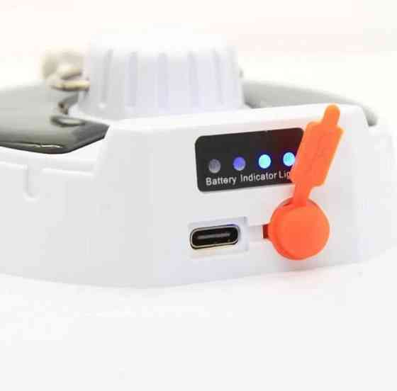 Ліхтар кемпінговий Ma-100 8836 із сонячною батареєю, білий Винница