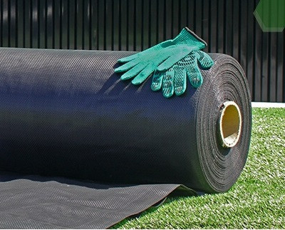 Геотекстиль 110 г/м2 (3.2 х 5 )черный на метраж геотекстиль для тротуарных дорожек Днепр - изображение 10