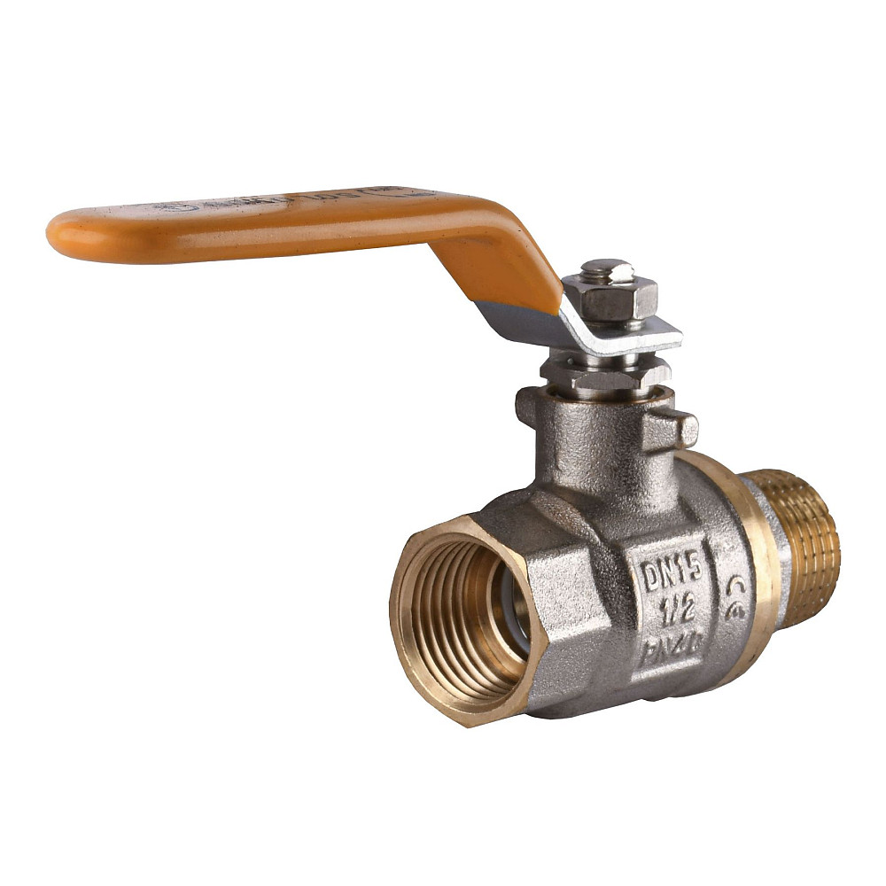 Кран кульовий прямий SOLOMON 1/2″ ЗВ ЖР PN40 B1002 Луцк - изображение 1