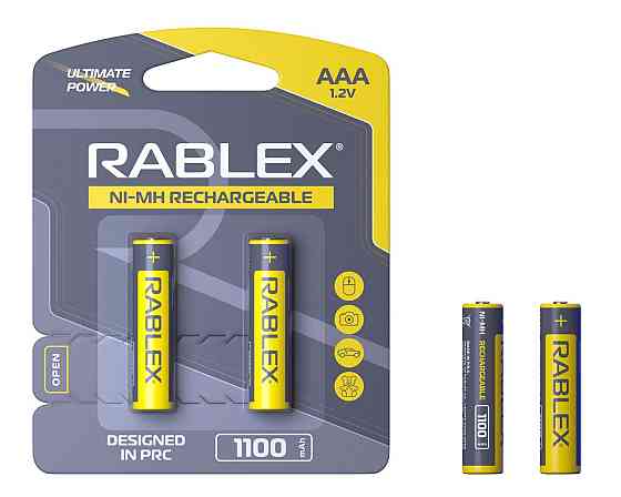 Акумулятор Rablex HR3/AAA Ni-MH 1100mAh 1.2V 1 шт. Дніпро