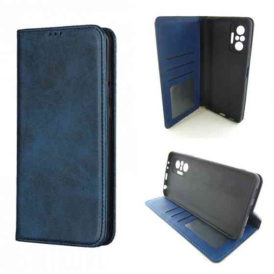 Чохол книжка Xiaomi Redmi Note 10 pro Premium Case blue Одеса