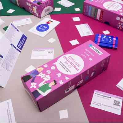 Обучающий набор English Student Карточки для изучения английского языка Collocations B2-C1, украинский (591225944) Винница