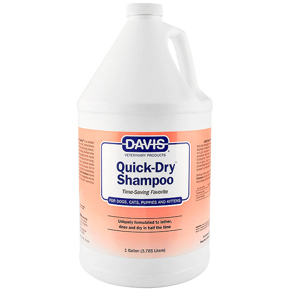 Davis Quick-Dry Shampoo ДЕВІС ШВИДКА СУШКА шампунь для собак і котів, концентрат Київ - фото 1