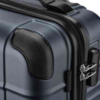 Валіза Wenger Amplar, мала, пластик, 4 колеса, синя (653144) Вінниця