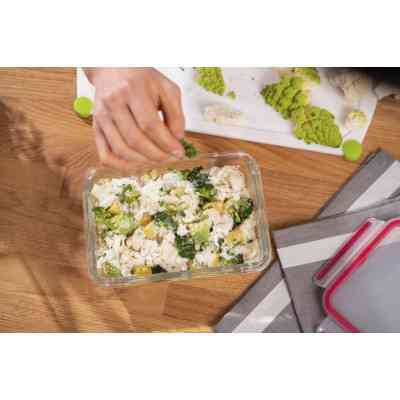 Пищевой контейнер Tefal Masterseal Glass Red 1.3 л (N1041010) Винница