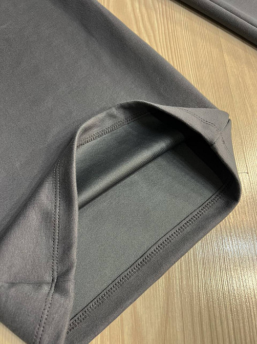 Штани жіночі CREP 82171 палаццо на резинці з кишенями вільні від стегна біфлекс графіт, графіт, M Київ - фото 7