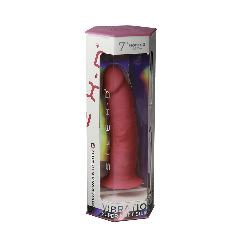 Фалоімітатор з вібрацією SilexD Henry Vibro Pink (MODEL 2 size 7in) + LRS, діаметр 4,4 см Sex Aura Київ - фото 9