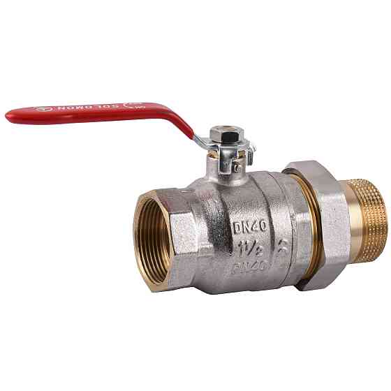 Кран кульовий прямий з американкою SOLOMON 1 1/2″ ПОСИЛЕНИЙ 1042 Луцк