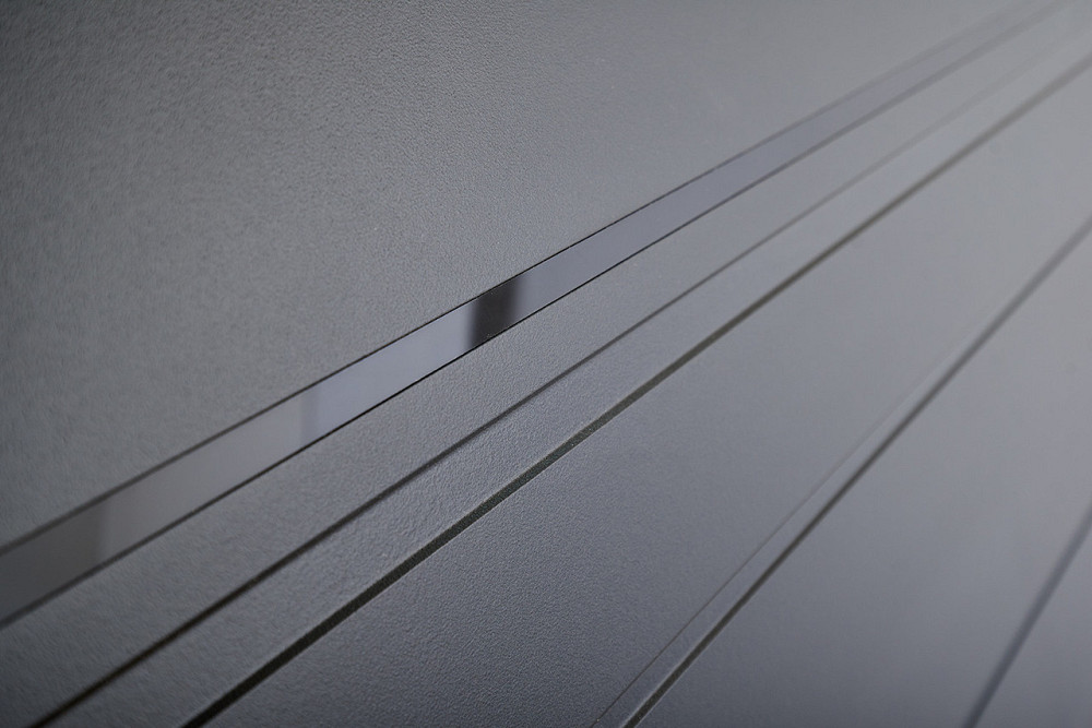 Входная дверь Abwehr Megapolis MG3 Rain 516/517 Черная шагрень + Белый супермат 860*2050 мм Киев - изображение 4