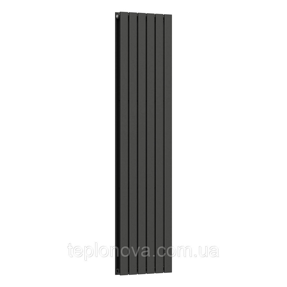 Вертикальный радиатор Largo Double 456х1800-6, anticor, черный муар Черновцы - изображение 2