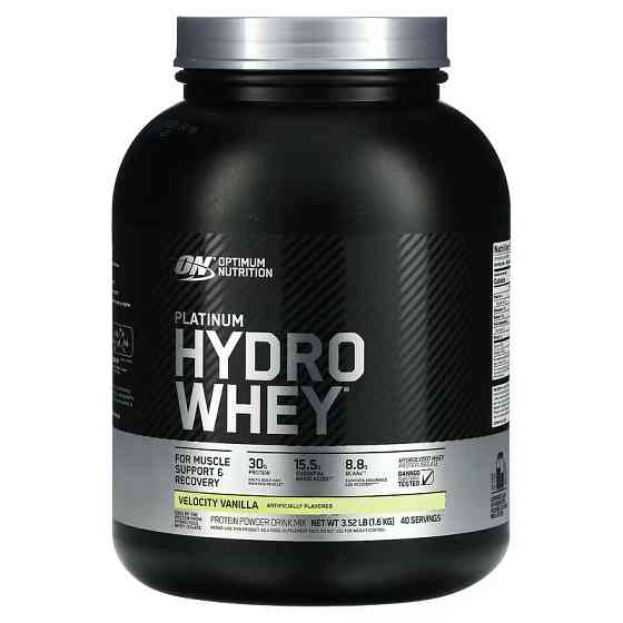 Протеїн Optimum Nutrition Platinum Hydro Whey 1.6 kg (Velocity Vanilla) Луцьк