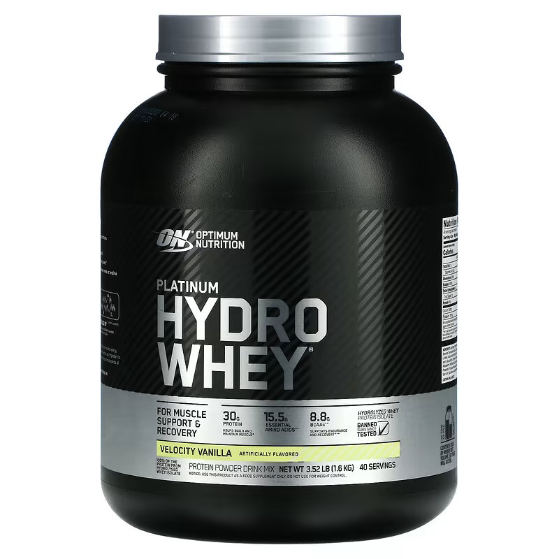 Протеїн Optimum Nutrition Platinum Hydro Whey 1.6 kg (Velocity Vanilla) Луцьк - фото 1