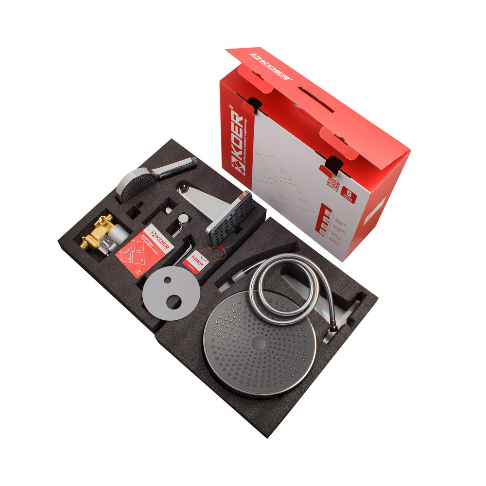 Вбудована душова система Koer KB-66029-01 3 функції, колір хром (KR5483) Київ - фото 3
