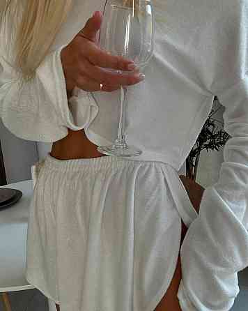 Женская уютная пижама двойка из тонкой махры Одесса