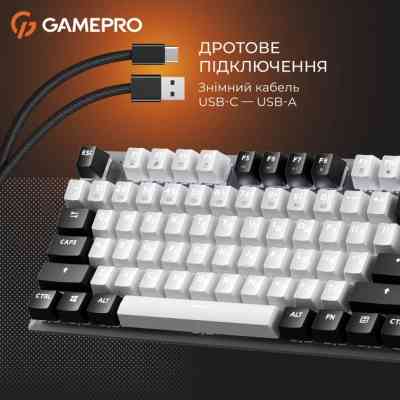 Клавиатура GamePro Genesis Joker MK124G Outemu Red Switch USB UA Gray (MK124G) Винница