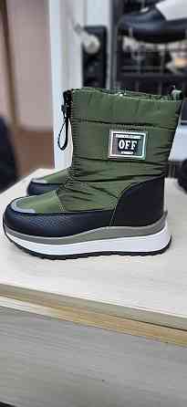 Детские  зимние дутики милитари хаки 27,28,30 Николаев